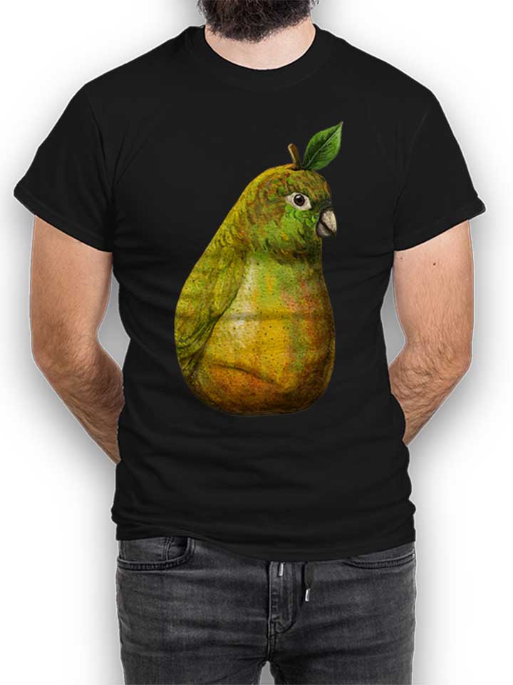 pear-parrot-t-shirt schwarz 1