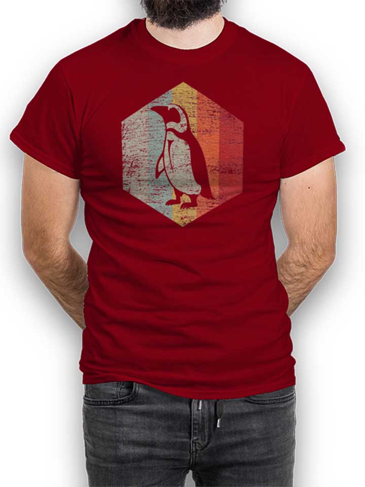Penguin 02 T-Shirt bordeaux L