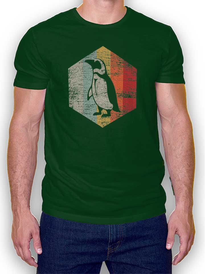 Penguin 02 T-Shirt verde-scuro L
