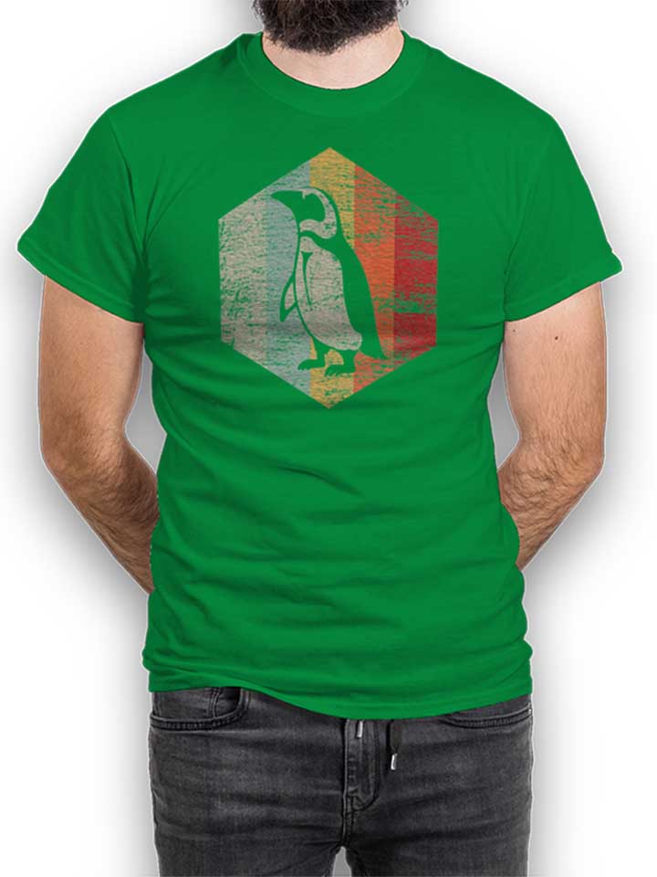 Penguin 02 Camiseta verde L