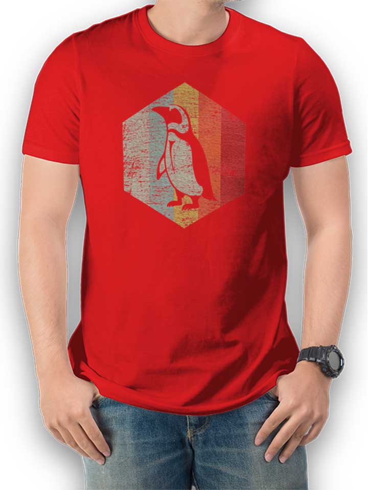 Penguin 02 T-Shirt red L