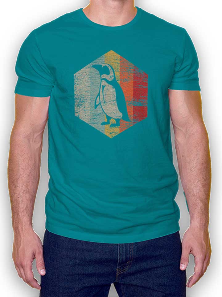 Penguin 02 T-Shirt turquoise L