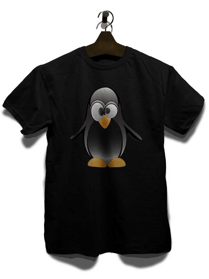 penguin-cartoon-t-shirt schwarz 3