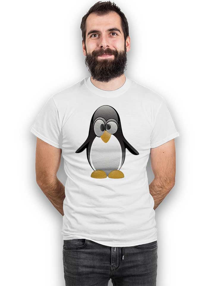 penguin-cartoon-t-shirt weiss 2