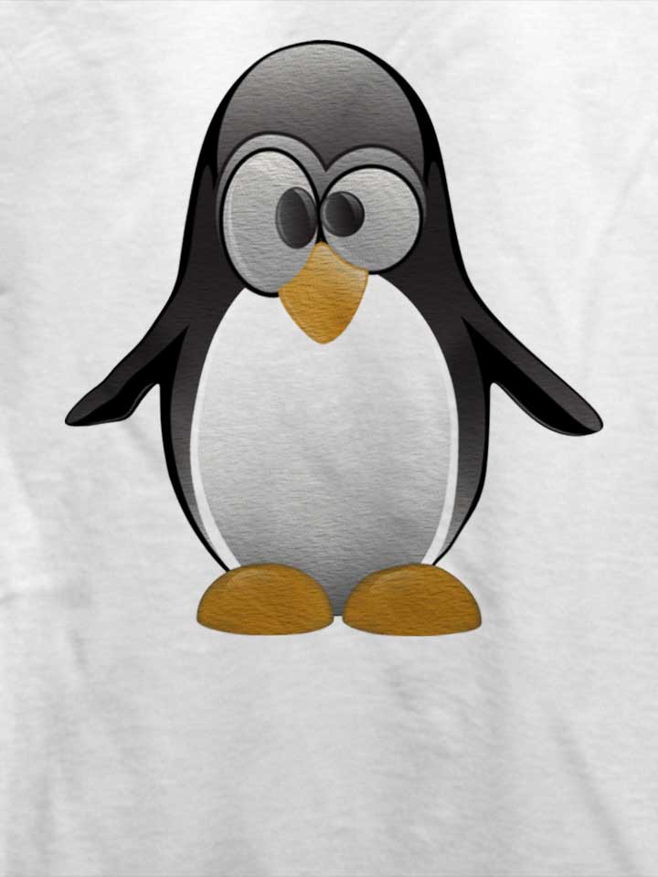 penguin-cartoon-t-shirt weiss 4