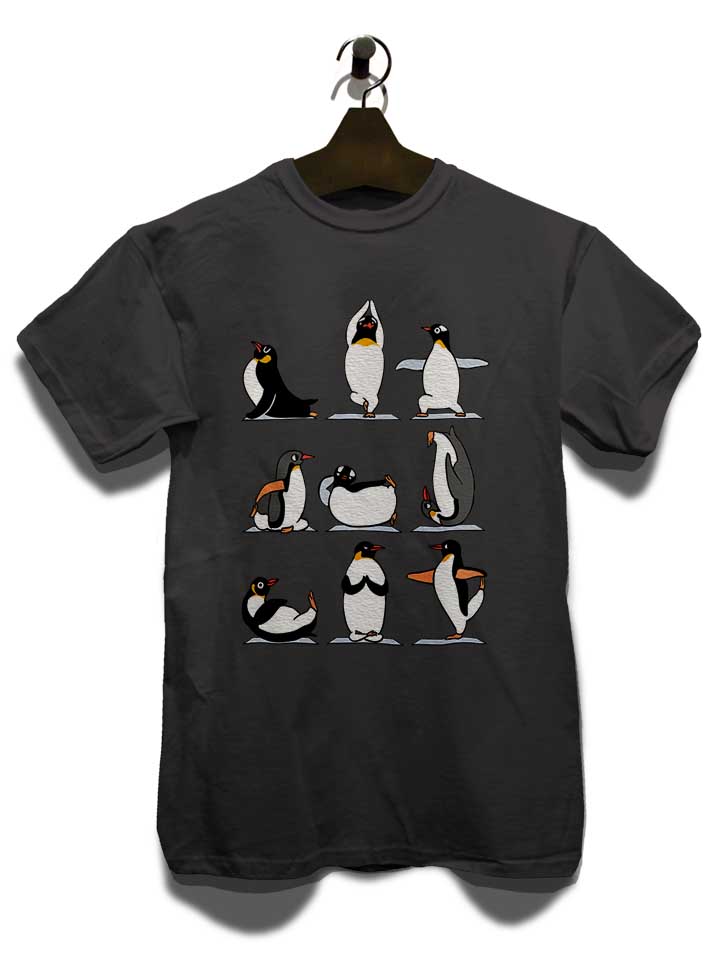 penguin-yoga-t-shirt dunkelgrau 3