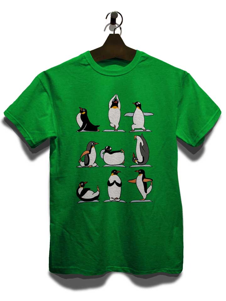 penguin-yoga-t-shirt gruen 3