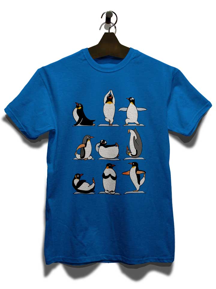 penguin-yoga-t-shirt royal 3