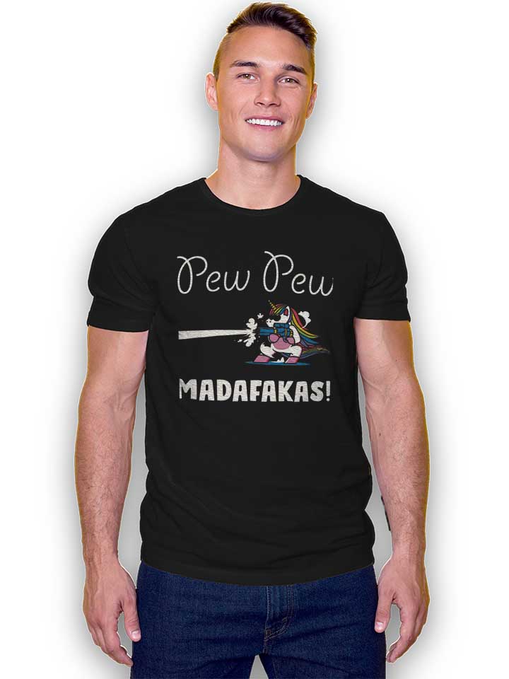 pew-pew-madafakas-unicorn-t-shirt schwarz 2