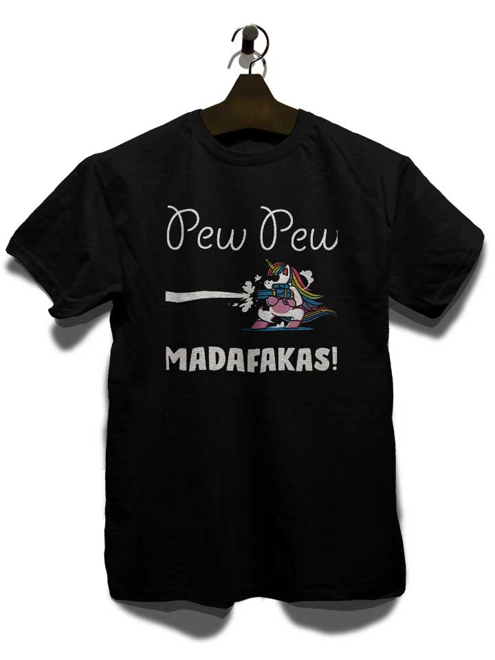 pew-pew-madafakas-unicorn-t-shirt schwarz 3