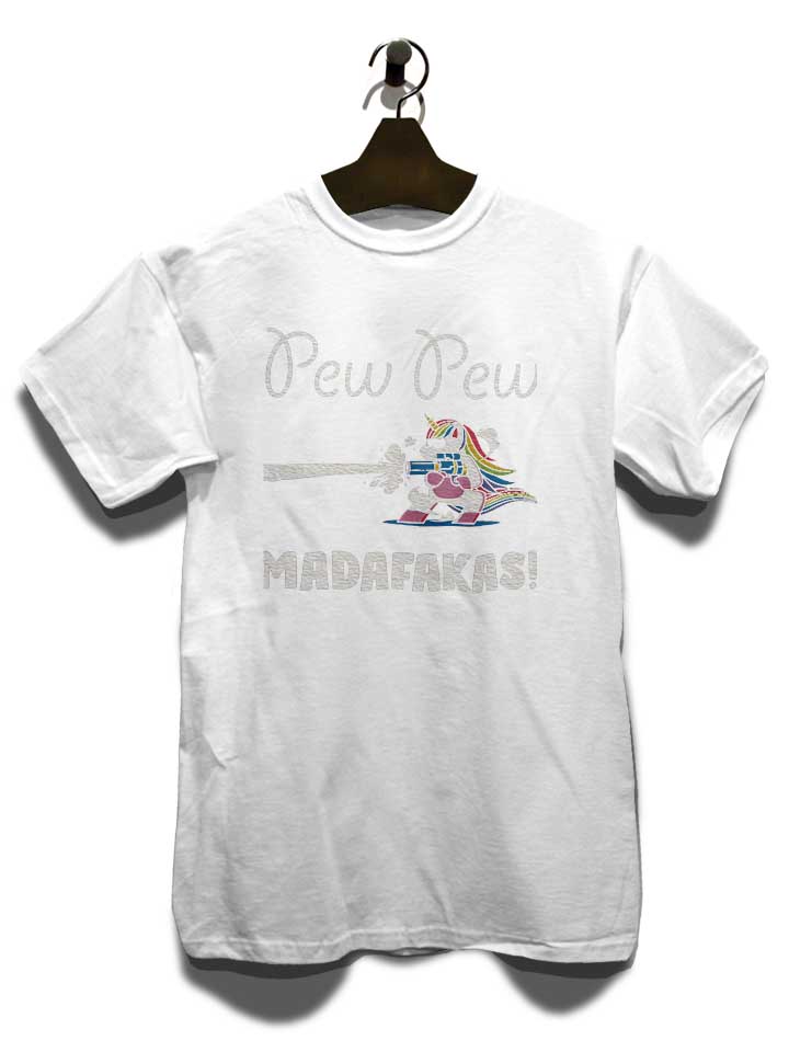 pew-pew-madafakas-unicorn-t-shirt weiss 3