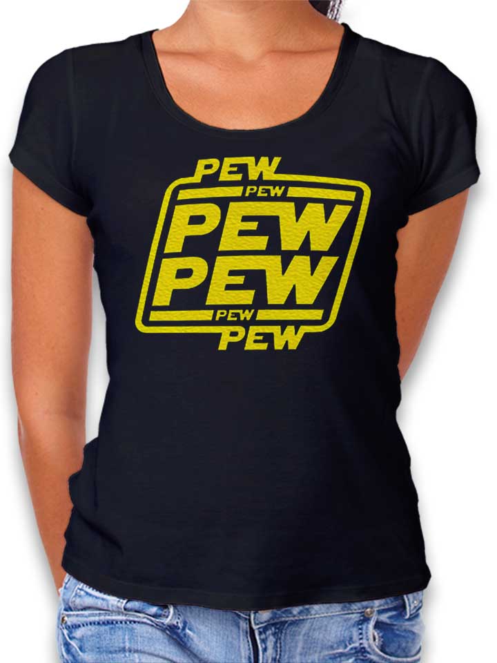 pew-pew-pew-damen-t-shirt schwarz 1