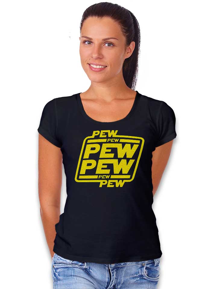pew-pew-pew-damen-t-shirt schwarz 2