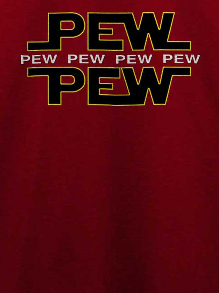 pew-pew-t-shirt bordeaux 4