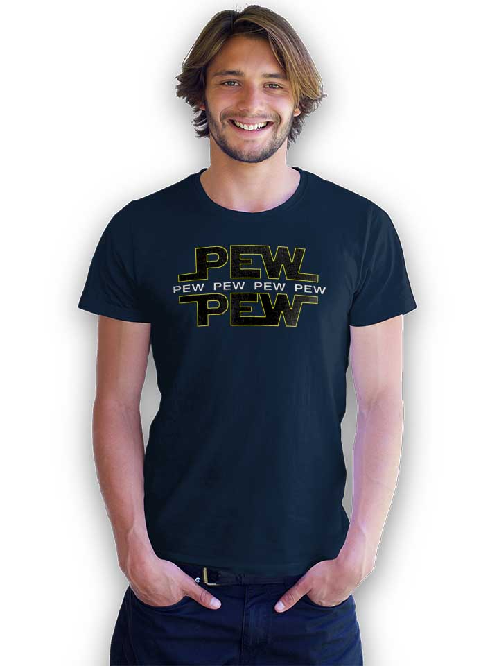 pew-pew-t-shirt dunkelblau 2