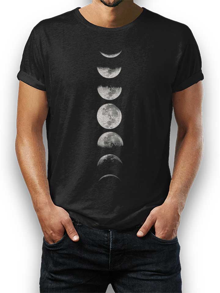 Phases Of The Moon T-Shirt noir L