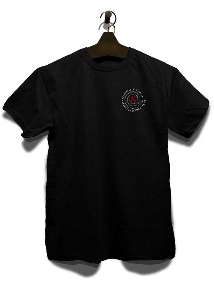 pi-number-chest-print-t-shirt schwarz 3