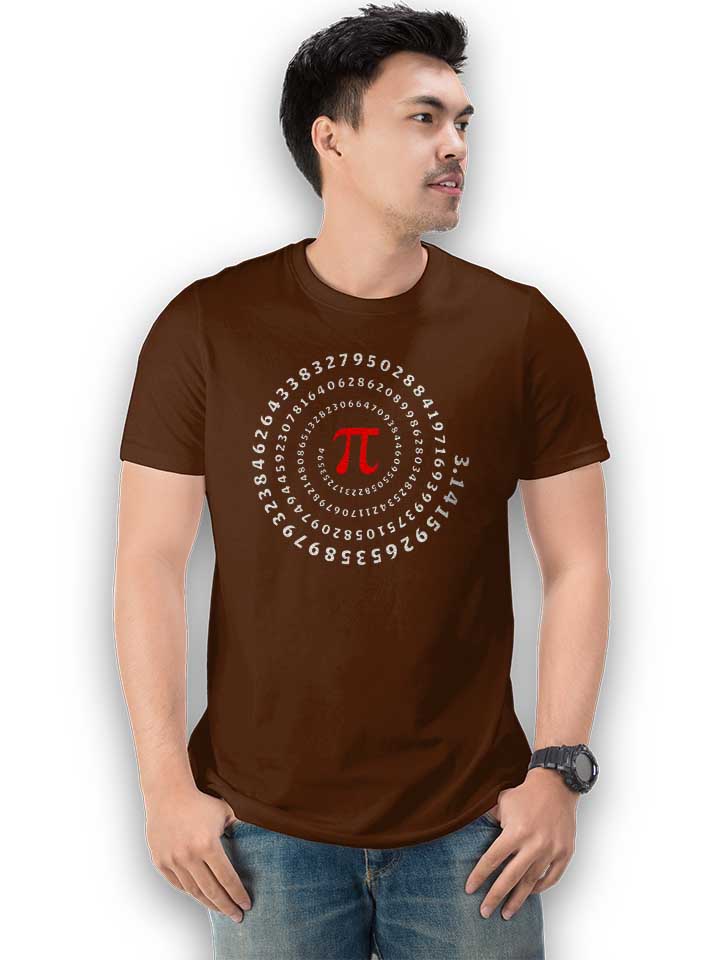 pi-number-t-shirt braun 2