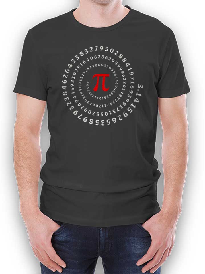 Pi Number T-Shirt gris-foncé L