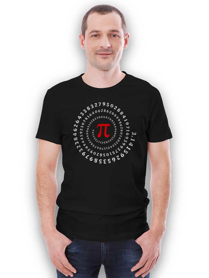 pi-number-t-shirt schwarz 2