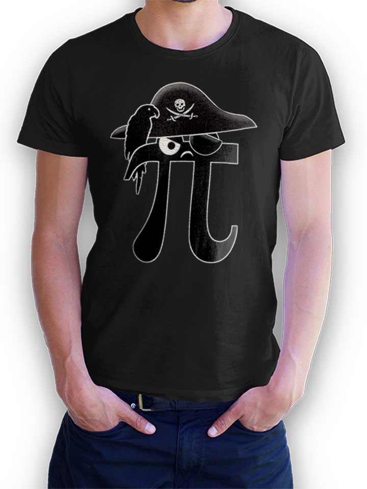 Pi Pirate T-Shirt schwarz L