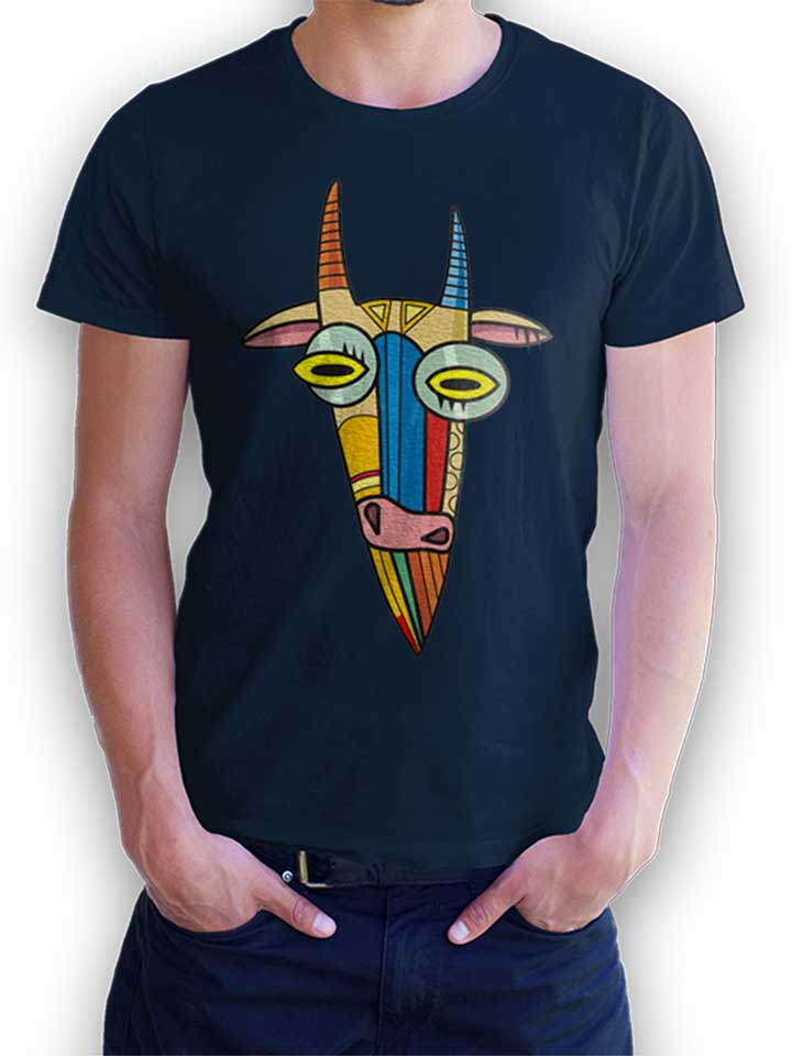Picasso Goat Camiseta azul-marino L