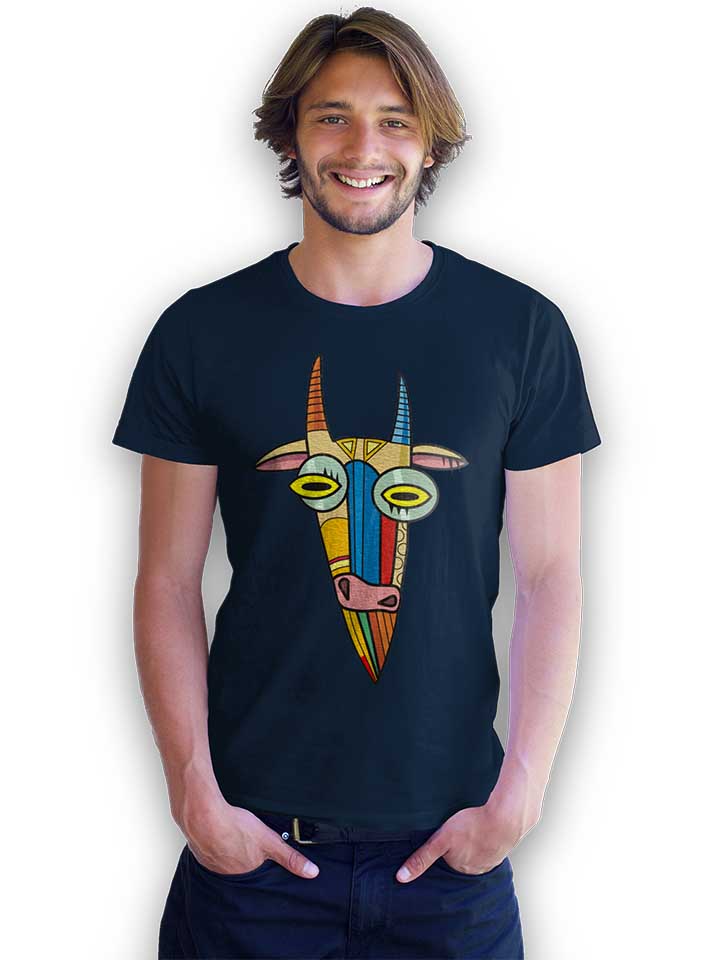 picasso-goat-t-shirt dunkelblau 2