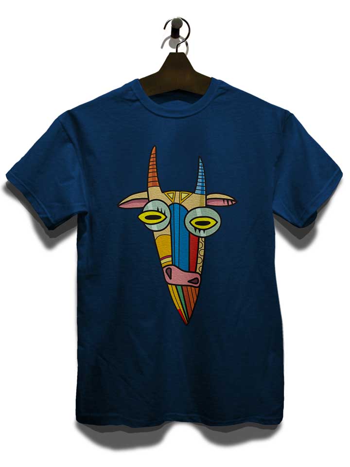 picasso-goat-t-shirt dunkelblau 3