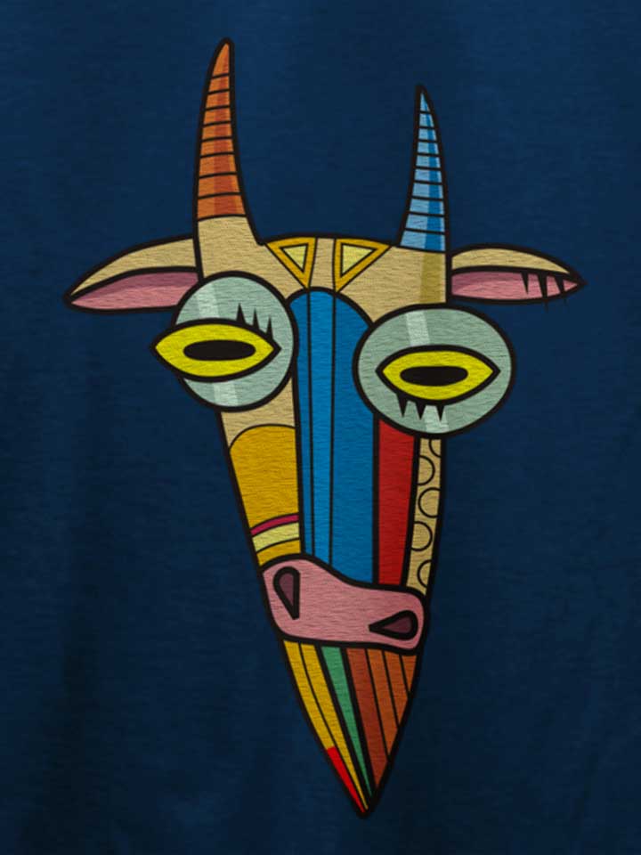 picasso-goat-t-shirt dunkelblau 4