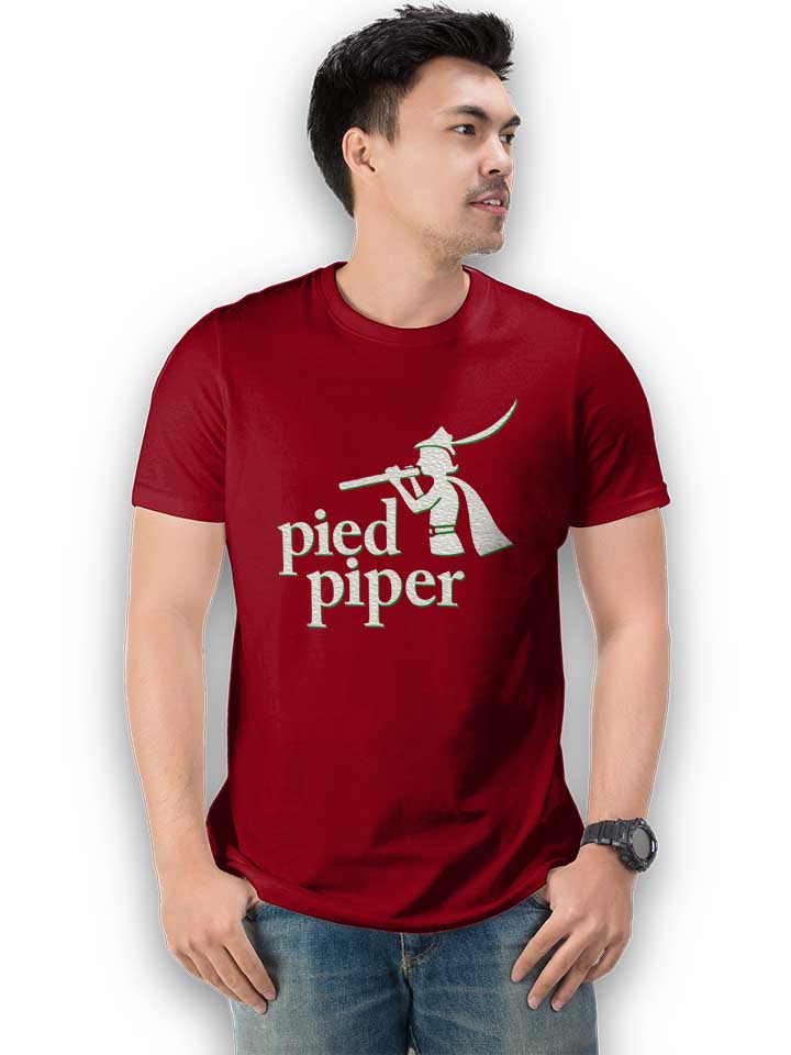pied-piper-logo-2-t-shirt bordeaux 2