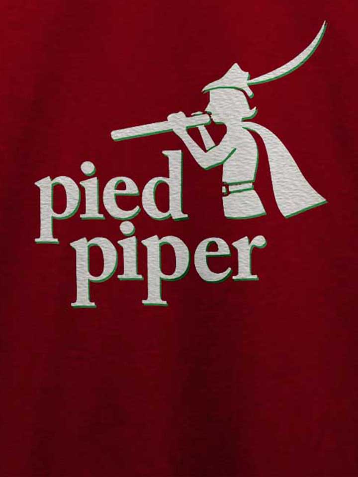 pied-piper-logo-2-t-shirt bordeaux 4
