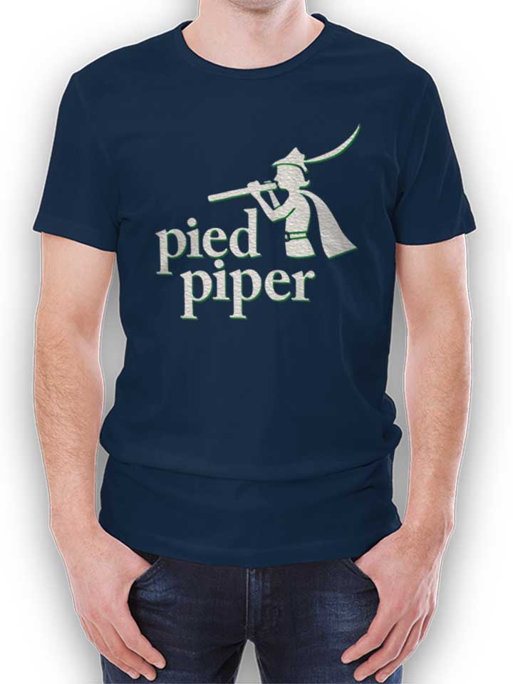 Pied Piper Logo 2 T-Shirt navy L