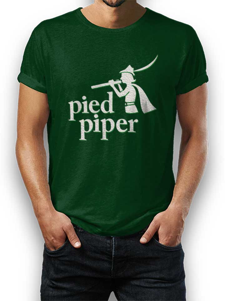 Pied Piper Logo 2 T-Shirt dark-green L