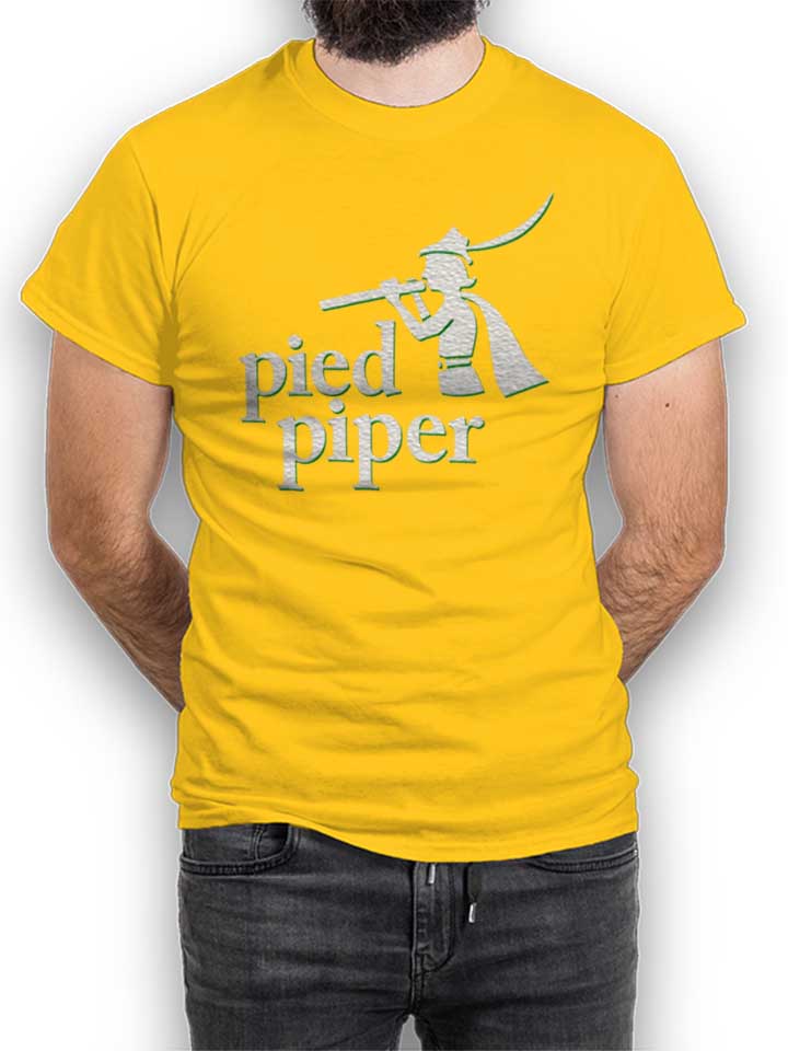 Pied Piper Logo 2 Camiseta amarillo L
