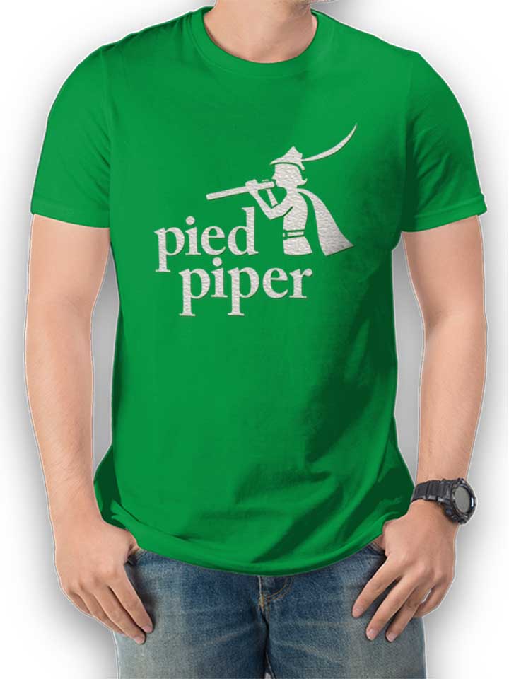 Pied Piper Logo 2 Camiseta verde L