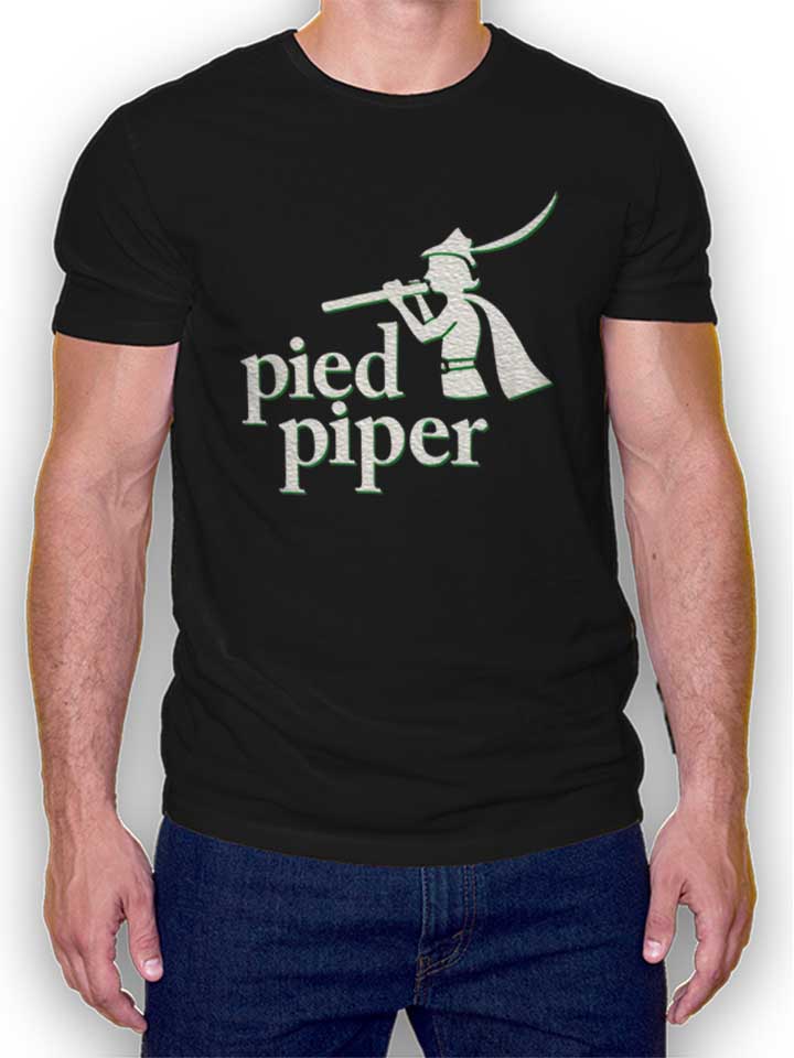 pied-piper-logo-2-t-shirt schwarz 1