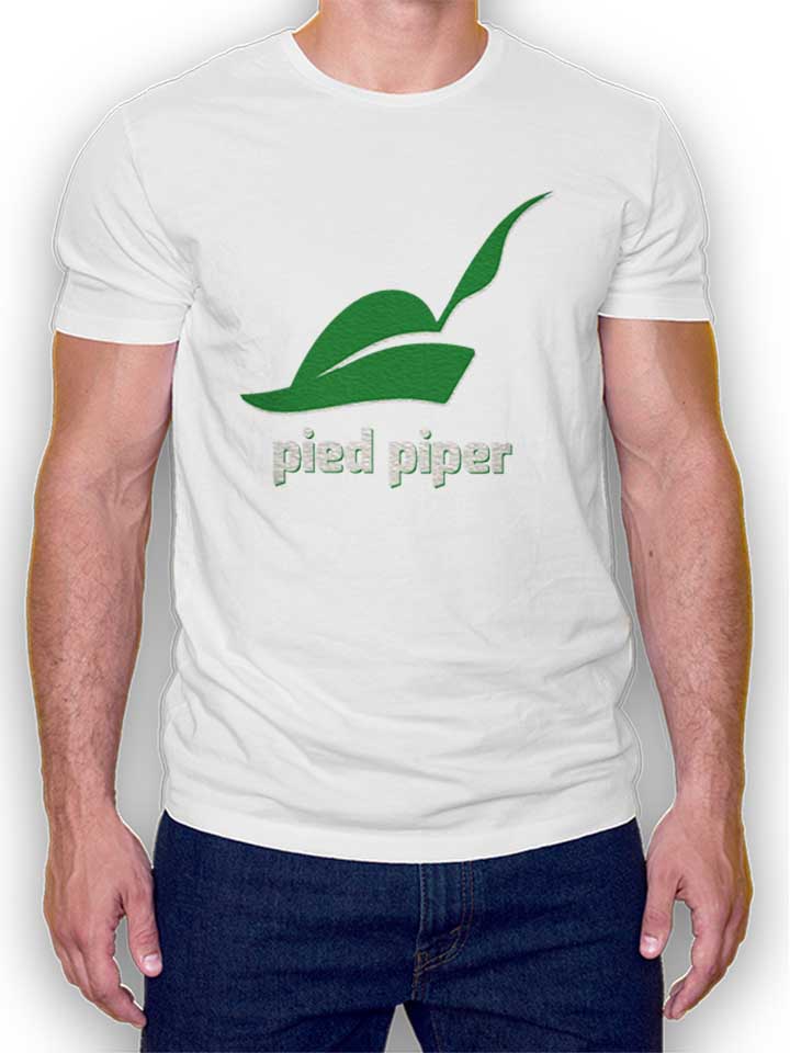 Pied Piper Logo 3 T-Shirt weiss L