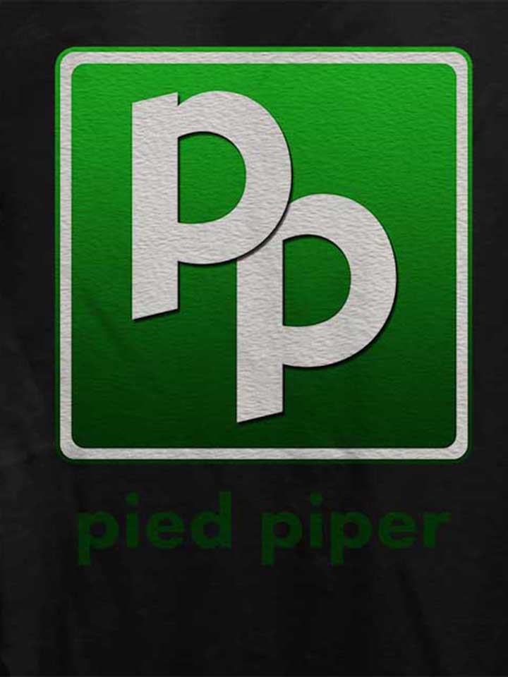 pied-piper-logo-damen-t-shirt schwarz 4