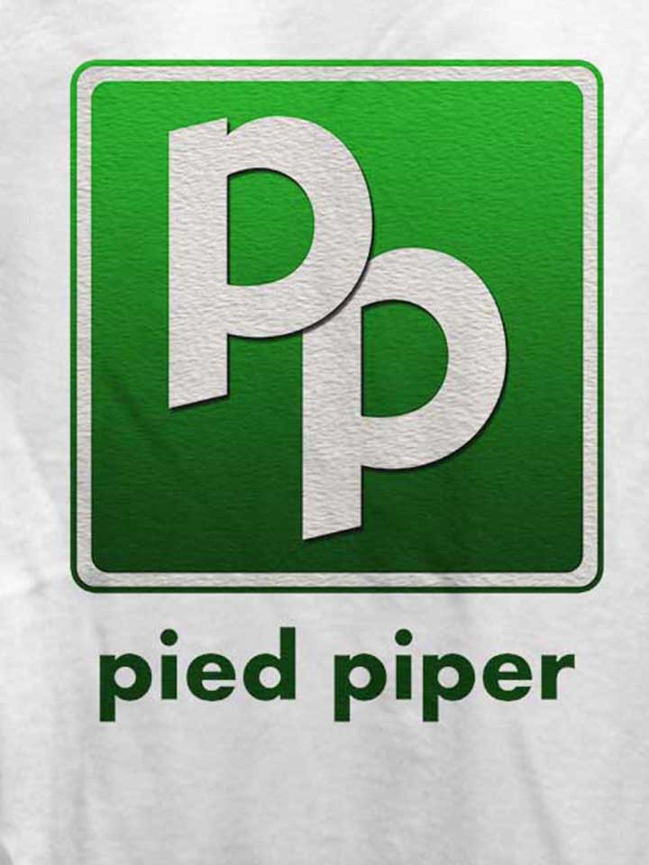pied-piper-logo-damen-t-shirt weiss 4