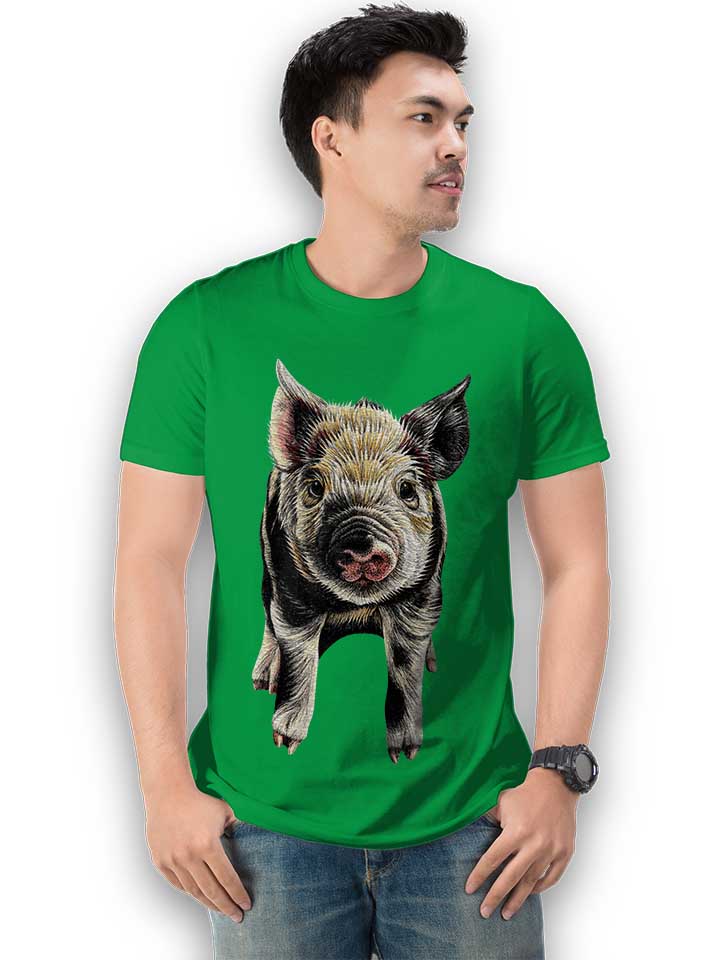 pig-t-shirt gruen 2