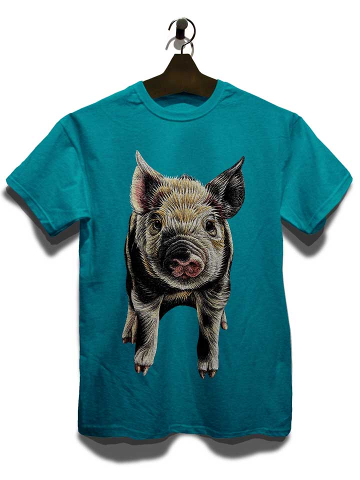 pig-t-shirt tuerkis 3