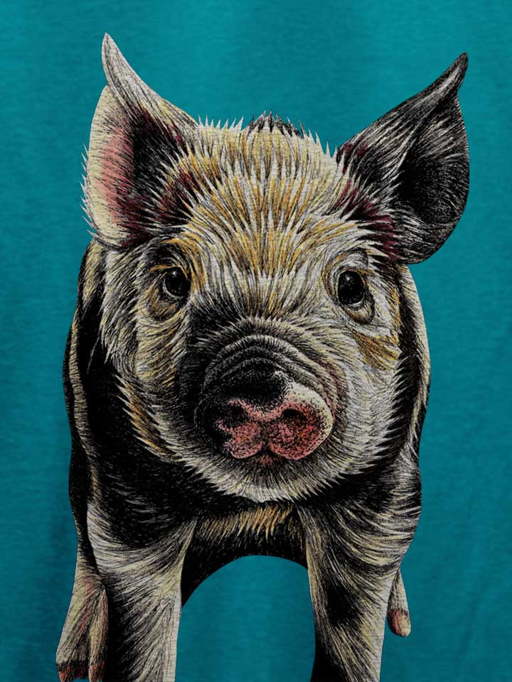 pig-t-shirt tuerkis 4