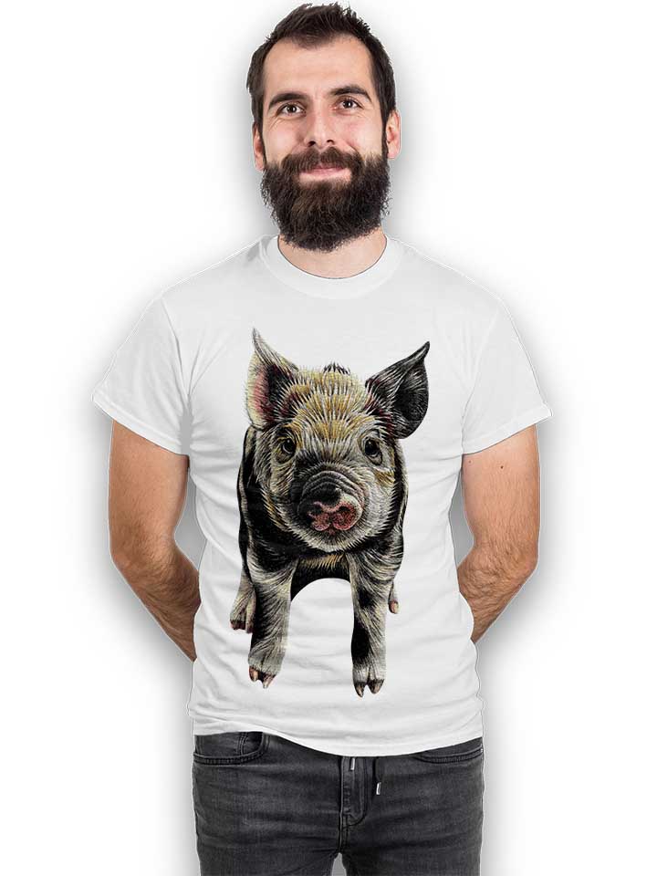 pig-t-shirt weiss 2