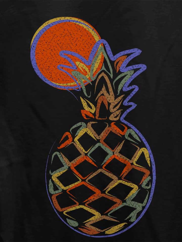 pineapple-in-summer-damen-t-shirt schwarz 4