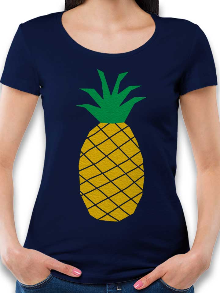 Pineapple Damen T-Shirt dunkelblau L