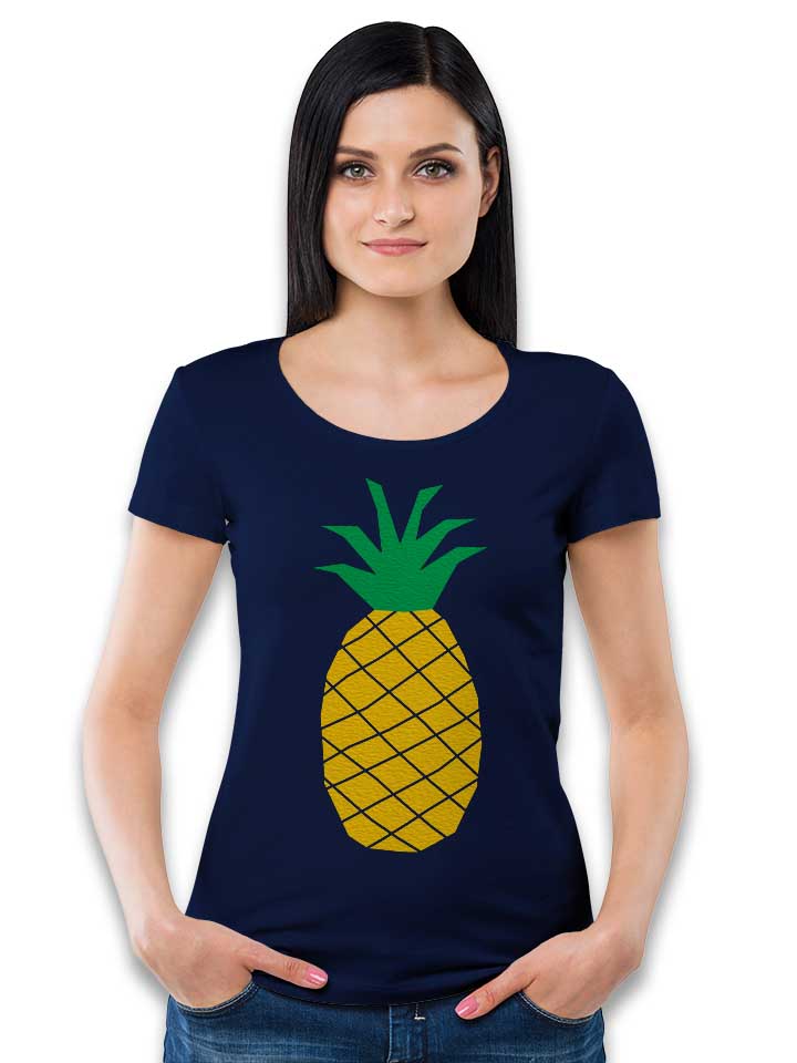 pineapple-damen-t-shirt dunkelblau 2