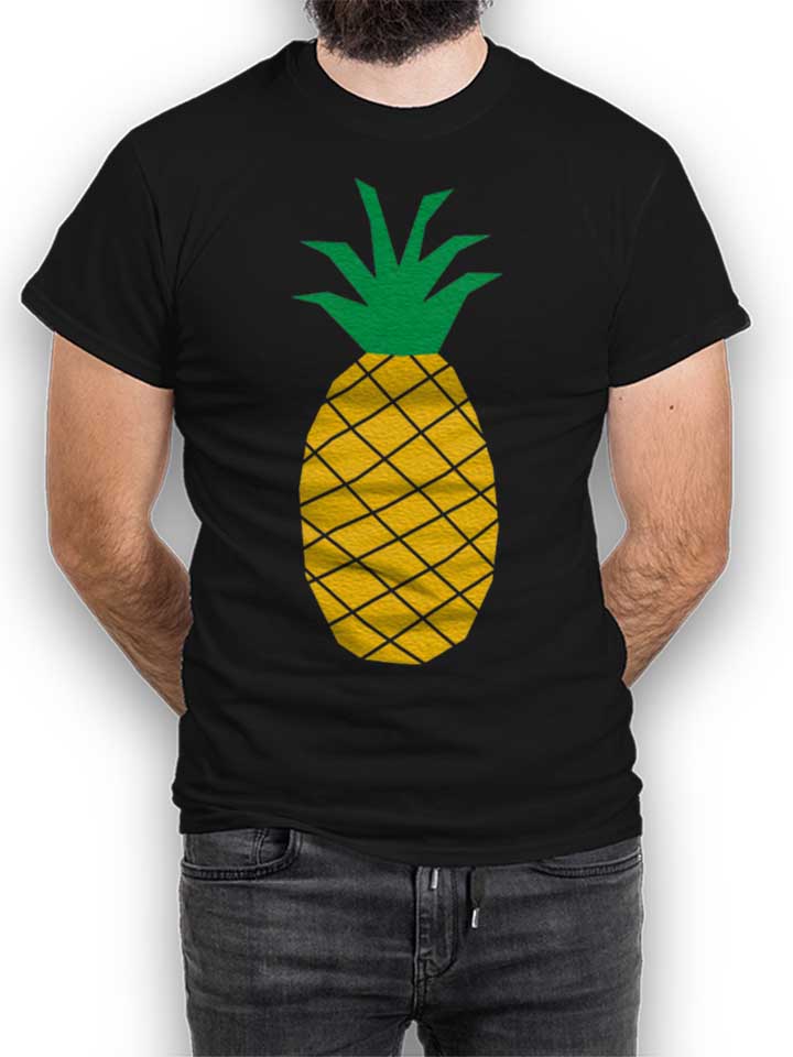 pineapple-t-shirt schwarz 1