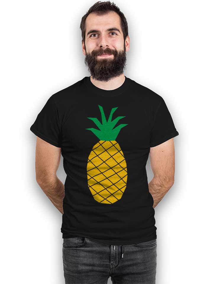 pineapple-t-shirt schwarz 2