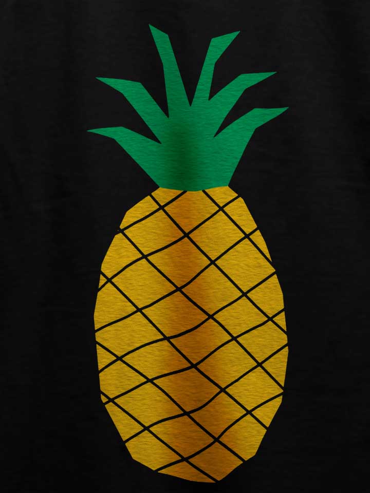 pineapple-t-shirt schwarz 4