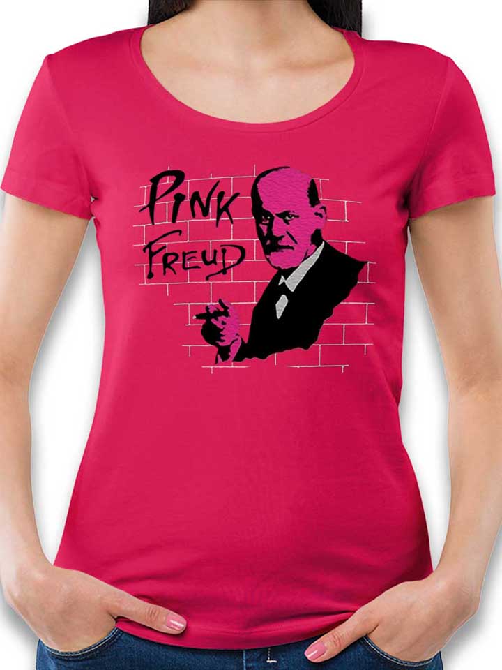 Pink Freud 02 T-Shirt Femme fuchsia L